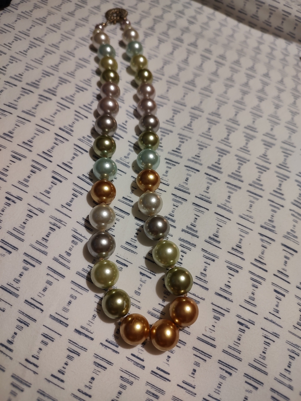 Multicolor Pearl Bead Necklace - Women Jewelry